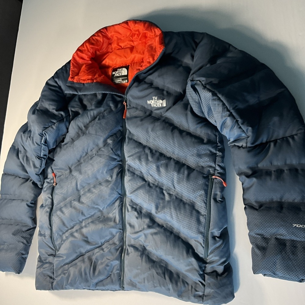 THE NORTH FACE Down Jacket Large Nylon NVY Solid